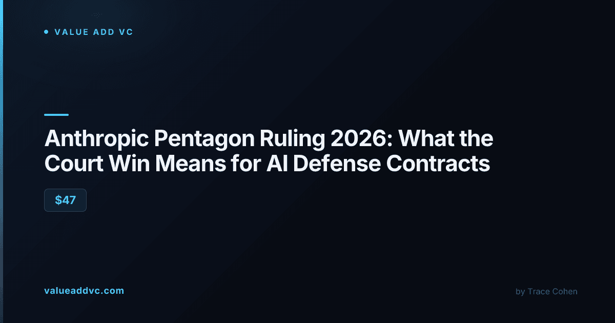 Anthropic Pentagon Ruling 2026: What the Court Win Means for AI Defense Contracts