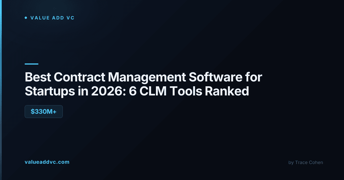 Ranked comparison of contract management and CLM software for startups in 2026