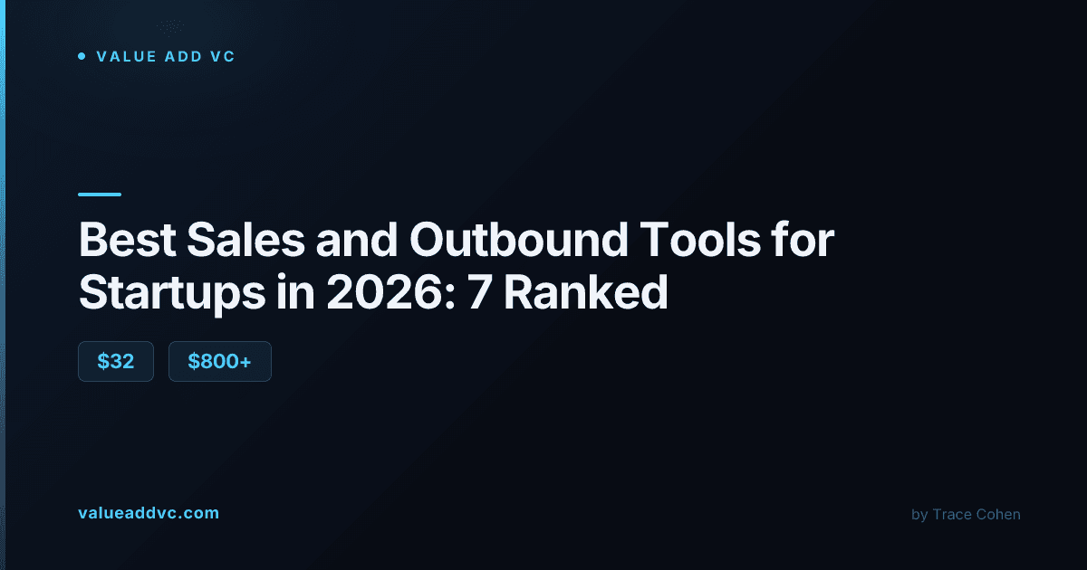 Best sales and outbound tools for startups in 2026, ranked