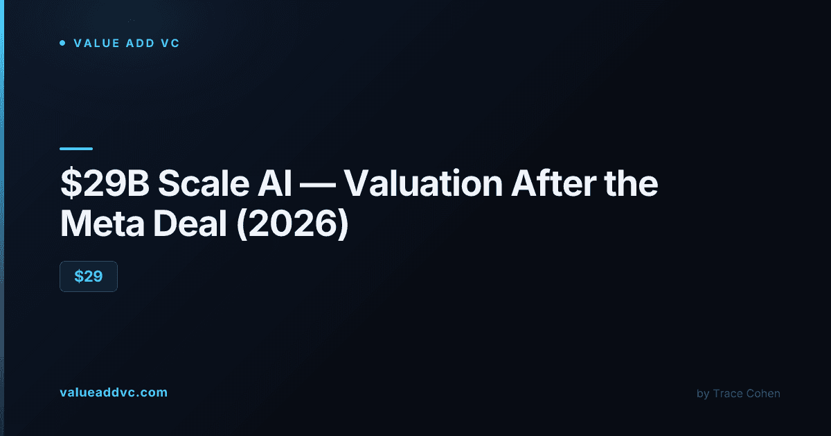 $29B Scale AI โ Valuation After the Meta Deal (2026)