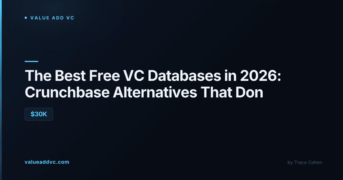 Best Free VC Databases 2026
