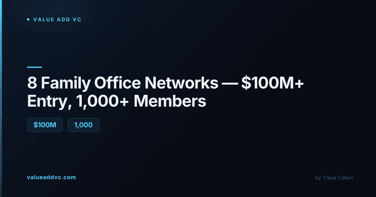Private members' club lounge representing an ultra-high-net-worth family office network