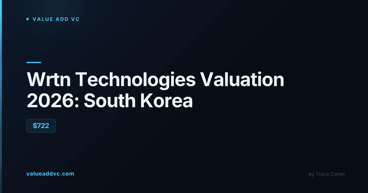 Wrtn Technologies valuation 2026: South Korea's AI app hits $722M+ after its Series C